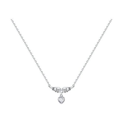 Ювелирное изделие - Колье из серебра с фианитом в магазине Best-Gold 078453