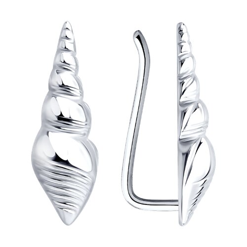 Ювелирное изделие - Серьги из серебра в магазине Best-Gold 152505