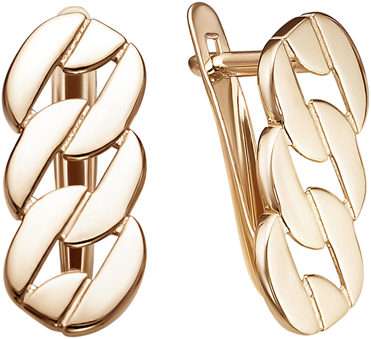 Серьги из красного золота Ювелирное изделие - Серьги из красного золота в магазине Best-Gold 129362