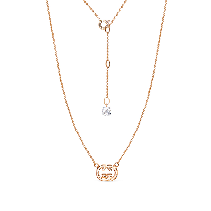 Колье в красном золоте с фианитами Ювелирное изделие - Колье в красном золоте с фианитами в магазине Best-Gold 133026