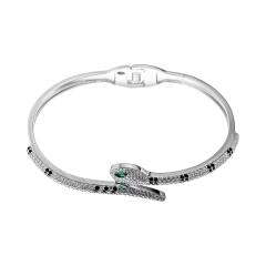 Браслет из серебра с цирконами