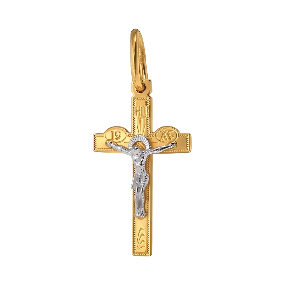 Крест из красного золота Ювелирное изделие - Крест из красного золота в магазине Best-Gold 155867