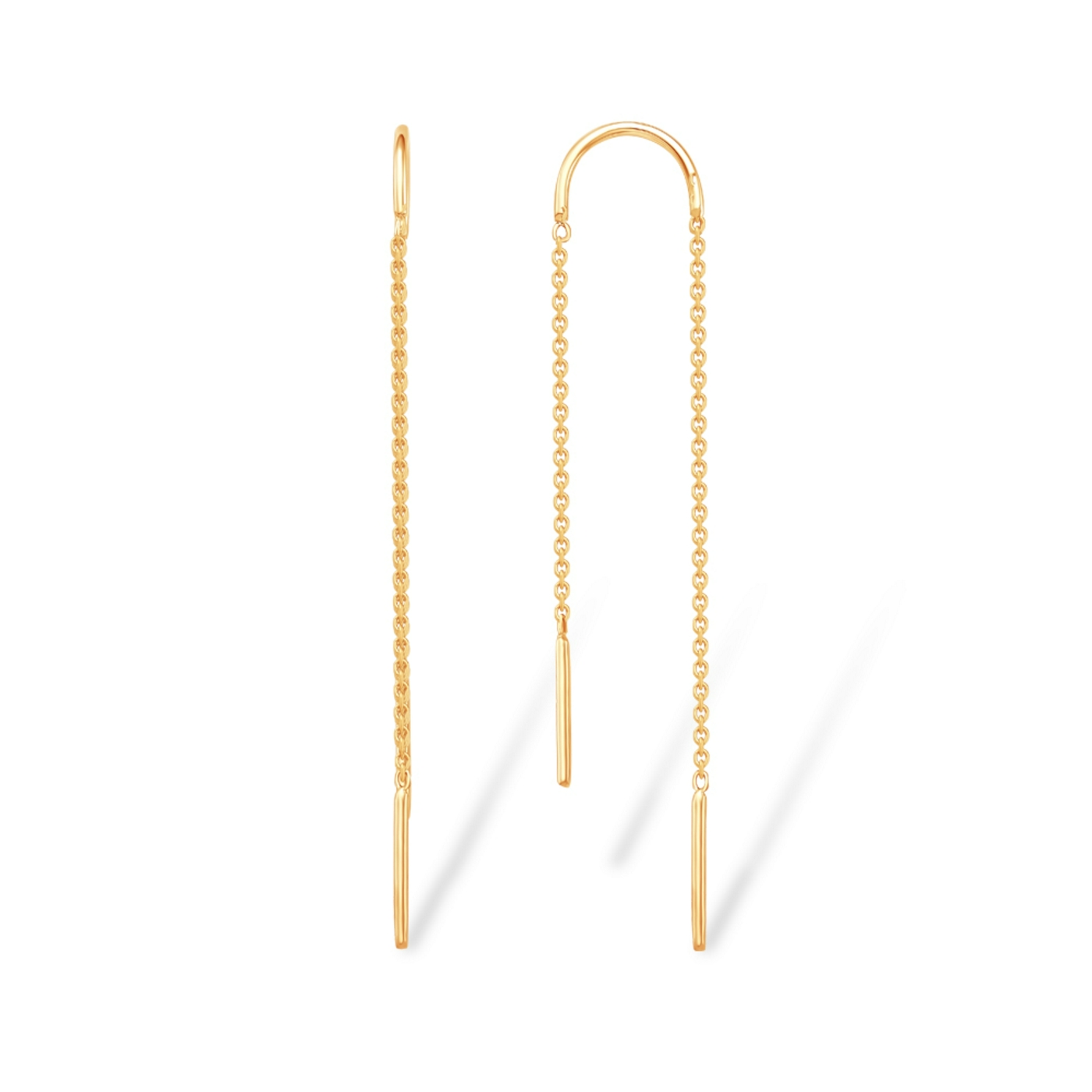 Ювелирное изделие - Серьги из красного золота в магазине Best-Gold 151511