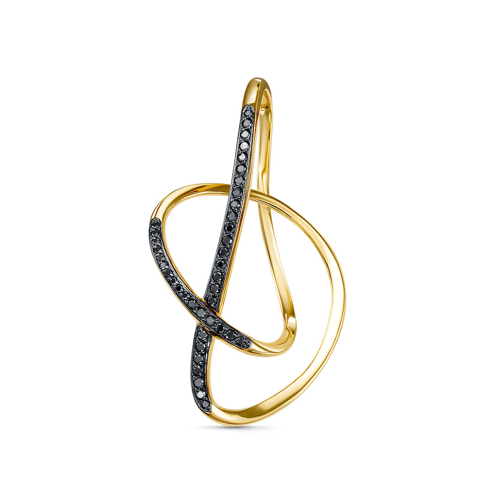 Ювелирное изделие - Подвеска из желтого золота с бриллиантами в магазине Best-Gold 139135