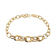 Ювелирное изделие - Браслет из комбинированного золота в магазине Best-Gold 123251