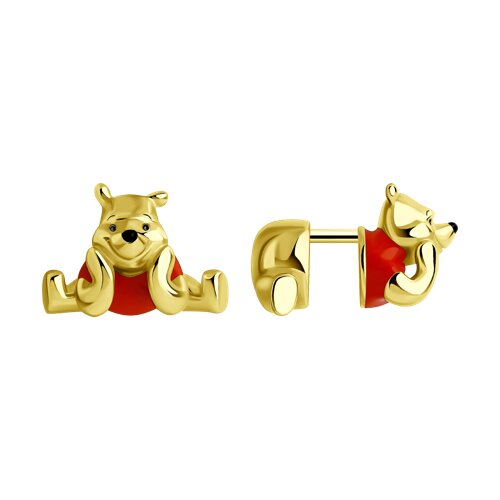 Ювелирное изделие - Серьги из серебра с эмалью в магазине Best-Gold 030787