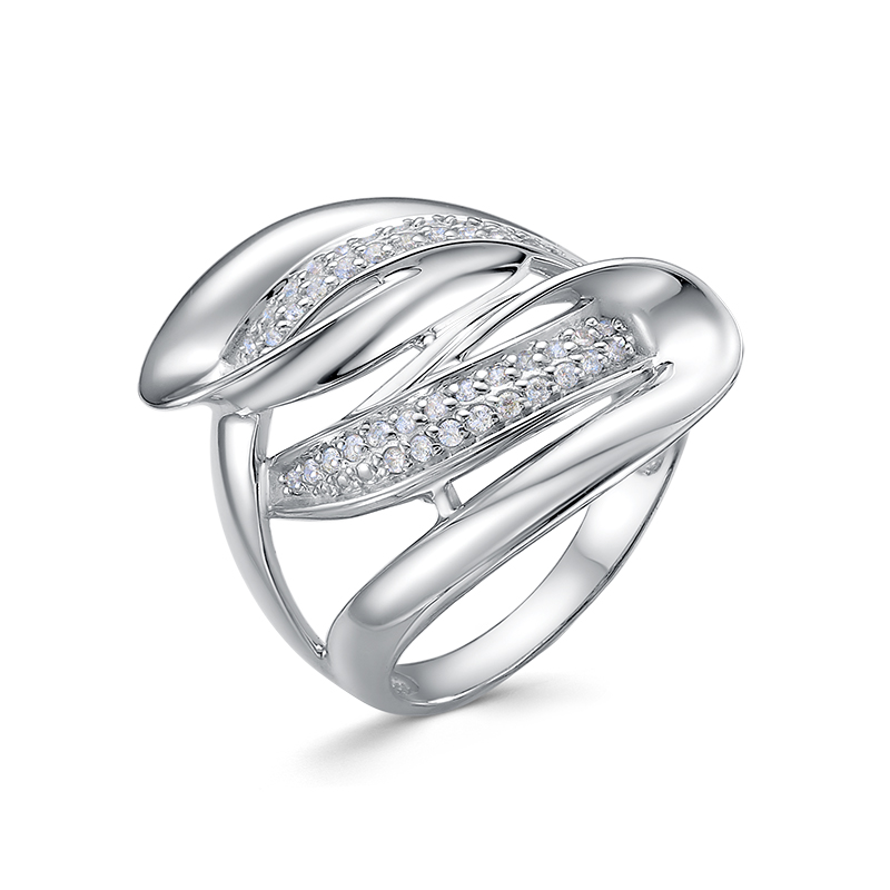 Кольцо из серебра с фианитами Ювелирное изделие - Кольцо из серебра с фианитами в магазине Best-Gold 146902