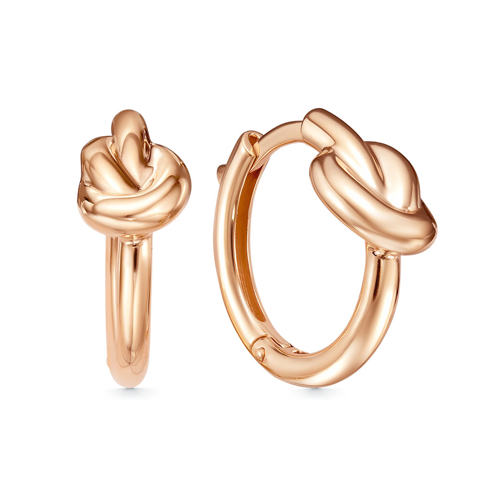 Серьги из красного золота Ювелирное изделие - Серьги из красного золота в магазине Best-Gold 151014