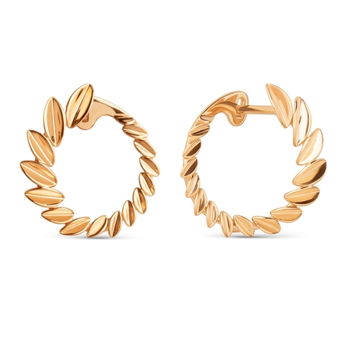 Серьги из красного золота Ювелирное изделие - Серьги из красного золота в магазине Best-Gold 033808