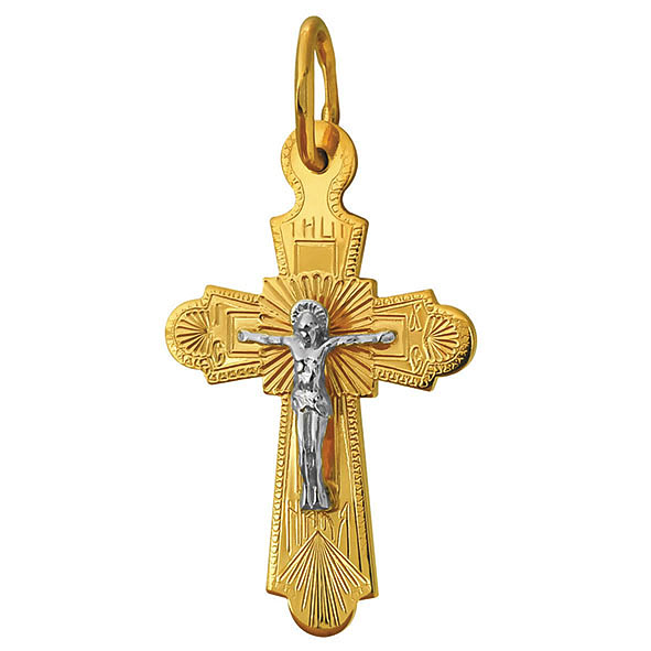 Крест из красного золота Ювелирное изделие - Крест из красного золота в магазине Best-Gold 151737