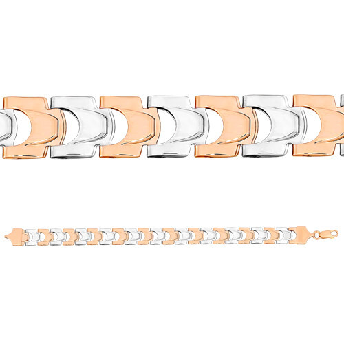 Браслет из комбинированного золота Ювелирное изделие - Браслет из комбинированного золота в магазине Best-Gold 030116