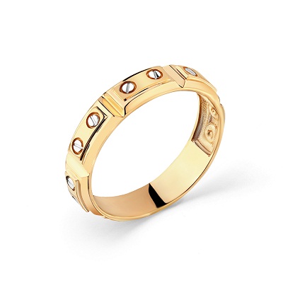 Кольцо из красного золота Ювелирное изделие - Кольцо из красного золота в магазине Best-Gold 033686