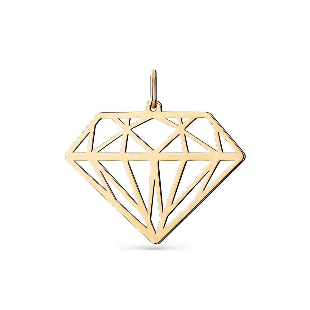 Подвеска из красного золота Ювелирное изделие - Подвеска из красного золота в магазине Best-Gold 124349