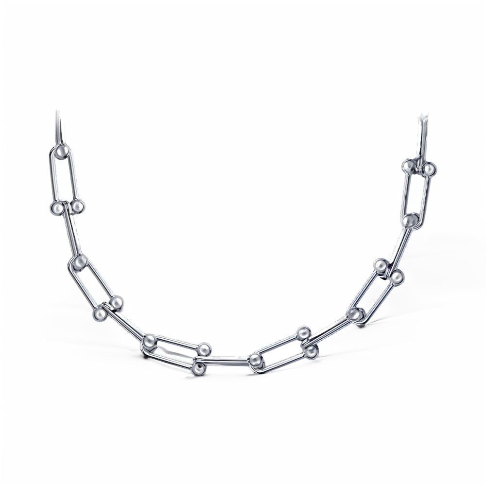 Ювелирное изделие - Колье из белого золота с фианитами в магазине Best-Gold 128129