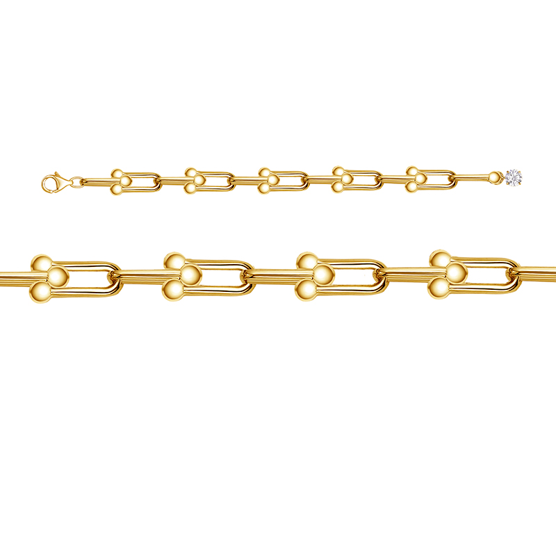 Ювелирное изделие - Браслет из жёлтого золота в магазине Best-Gold 128165