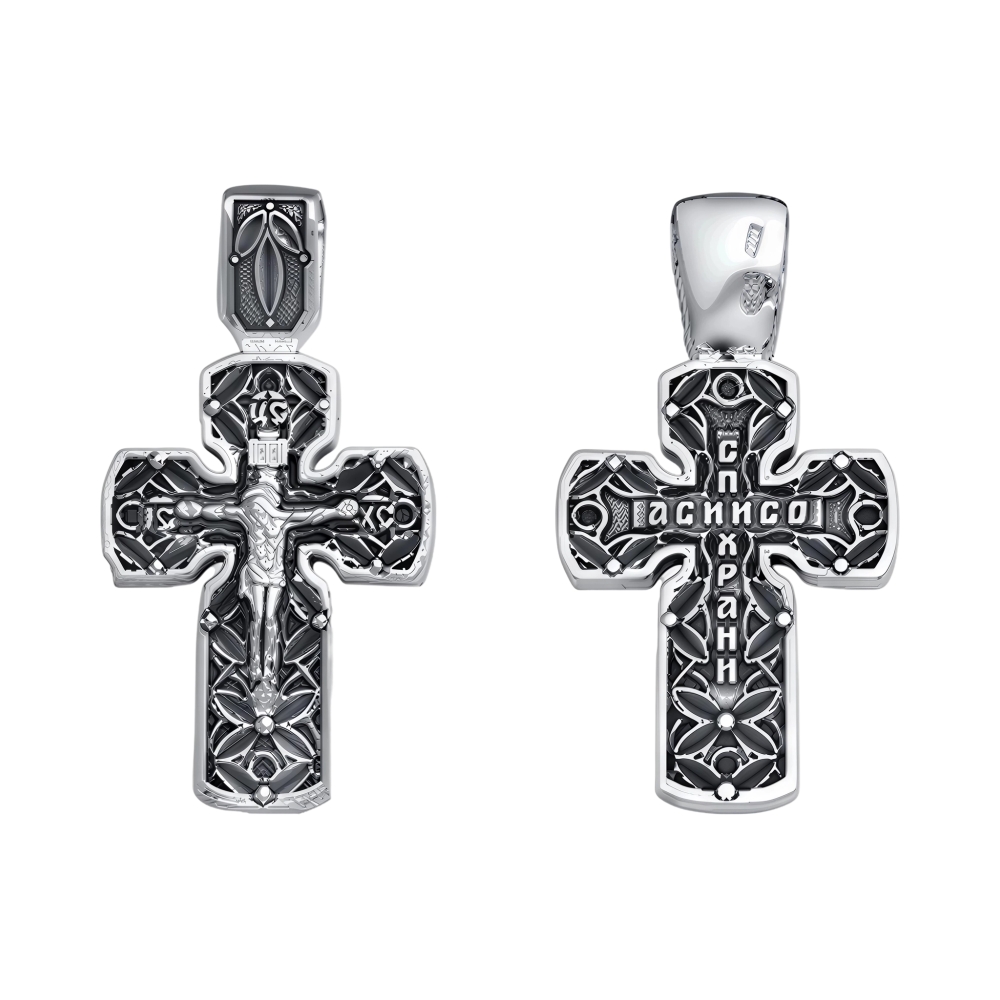 Ювелирное изделие - Крест из серебра в магазине Best-Gold 128262