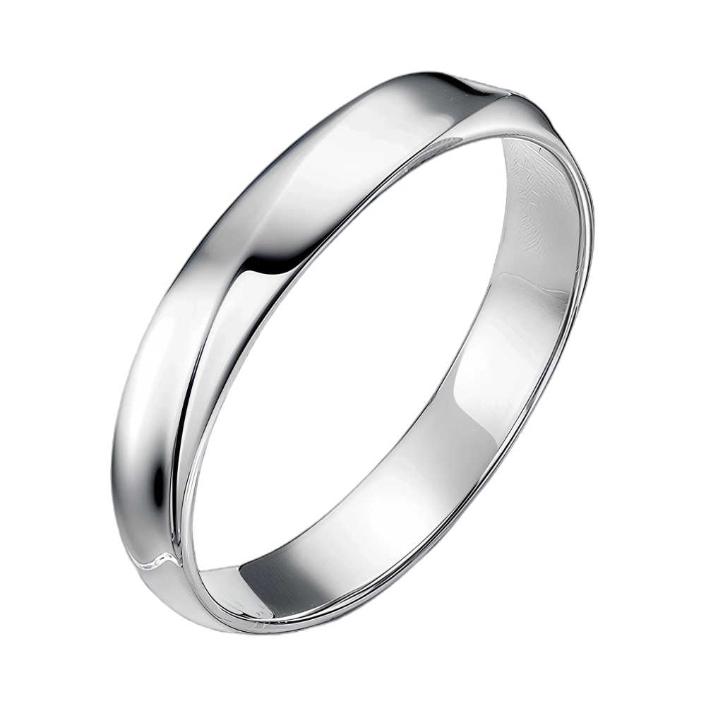 Ювелирное изделие - Обручальное кольцо из белого золота в магазине Best-Gold 135013