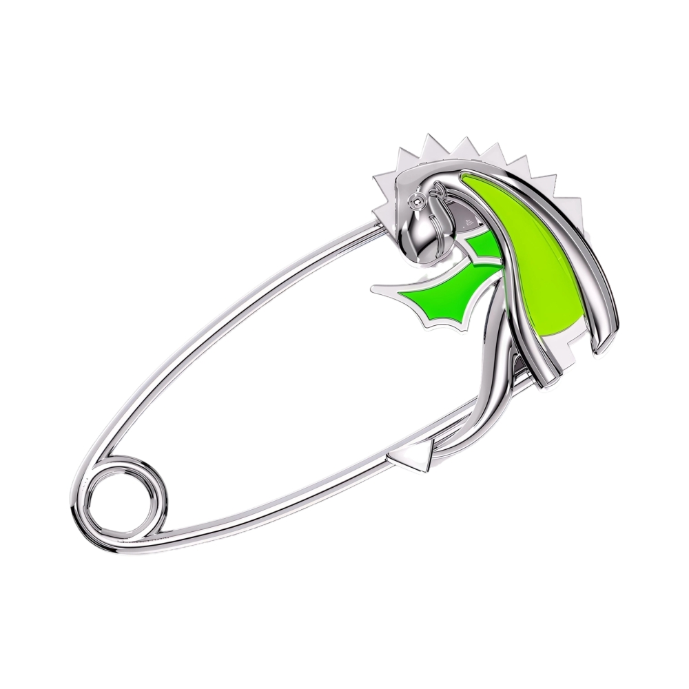 Ювелирное изделие - Булавка из серебра с эмалью в магазине Best-Gold 131466