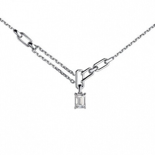 Колье из серебра с кристаллами сваровски Ювелирное изделие - Колье из серебра с кристаллами сваровски в магазине Best-Gold 086552