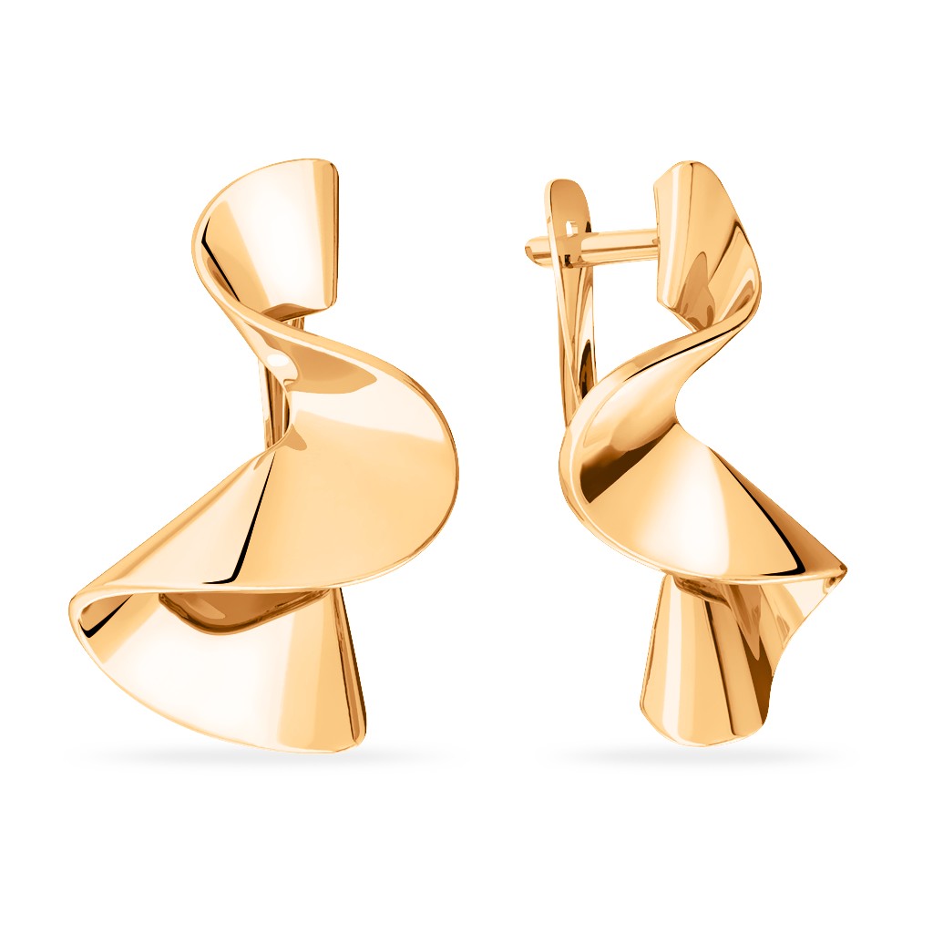 Серьги из красного золота Ювелирное изделие - Серьги из красного золота в магазине Best-Gold 105461