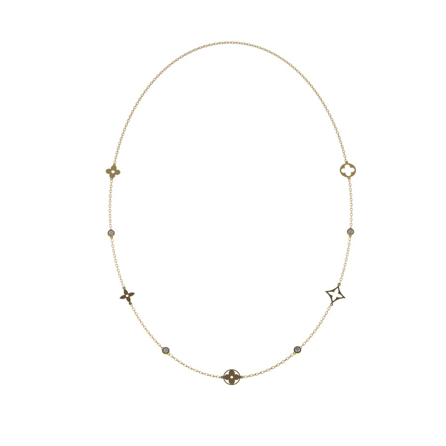 Ювелирное изделие - Колье из красного золота в магазине Best-Gold 134523