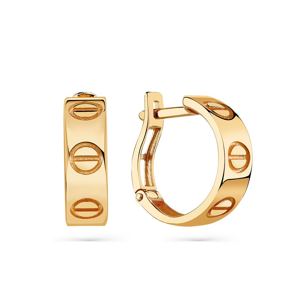 Ювелирное изделие - Серьги из красного золота в магазине Best-Gold 125731