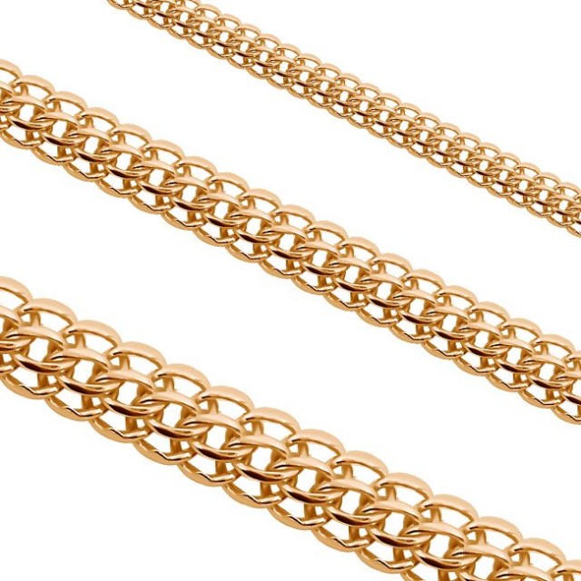 Ювелирное изделие - Браслет из красного золота плетение питон в магазине Best-Gold 040560