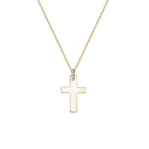 Ювелирное изделие - Колье из желтого золота с бриллиантами в магазине Best-Gold 077742