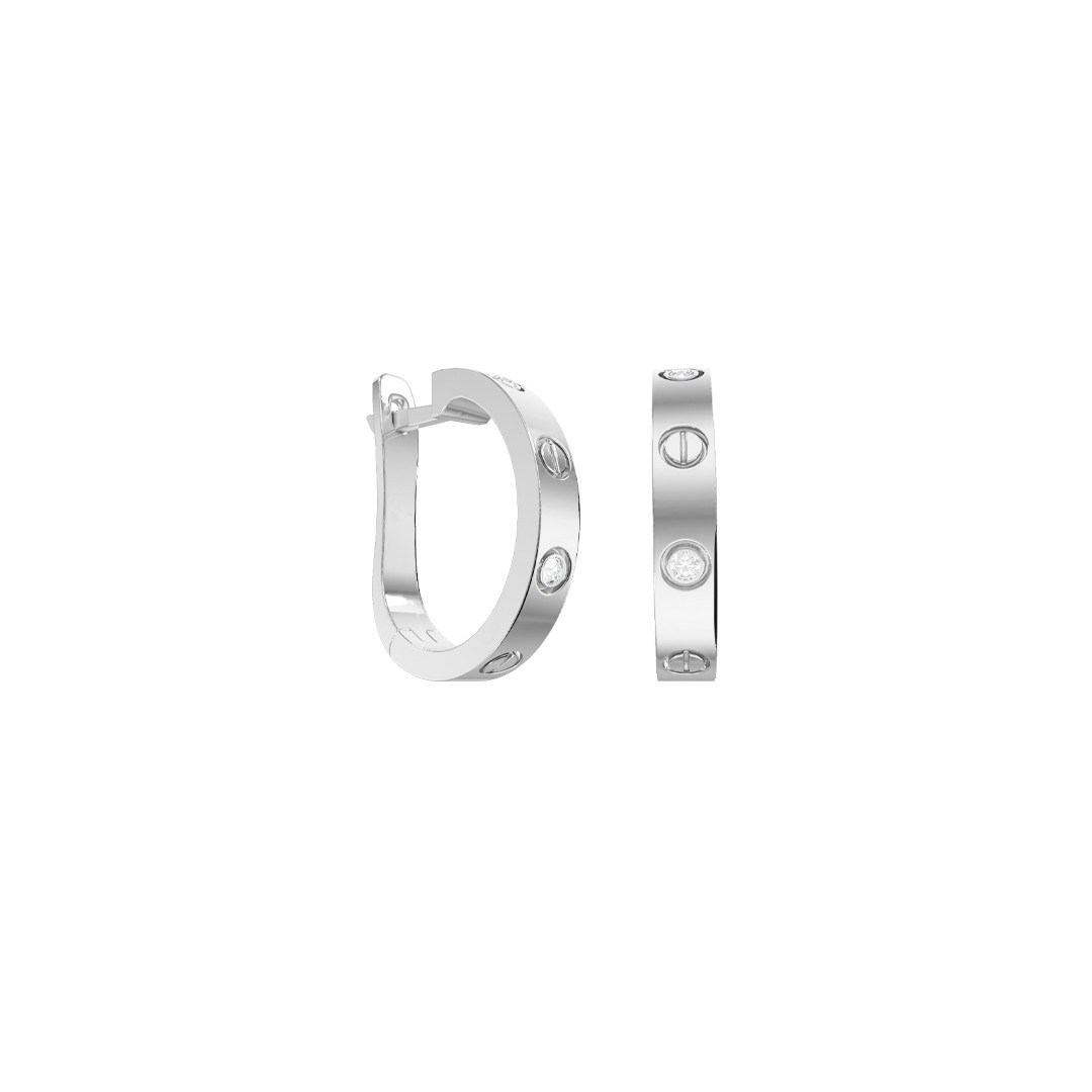 Серьги из серебра с фианитами Ювелирное изделие - Серьги из серебра с фианитами в магазине Best-Gold 148595